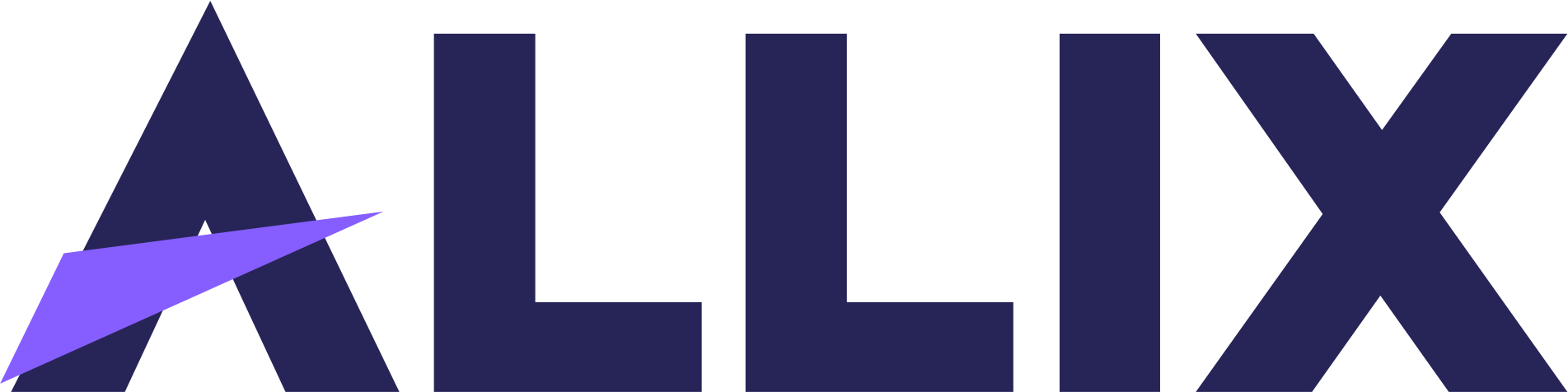 Allix Logo Transparent Blue and Purple